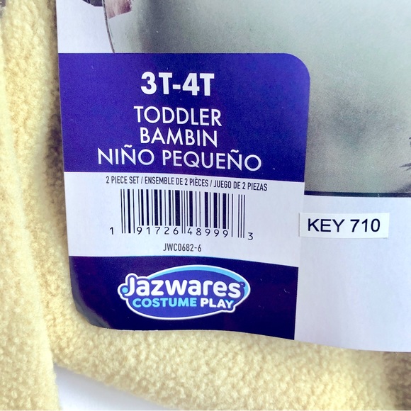 NEW Baby Yoda Grogu Costume Star Wars Mandalorian Toddler 3T-4T 2 Piece Set - Picture 6 of 15